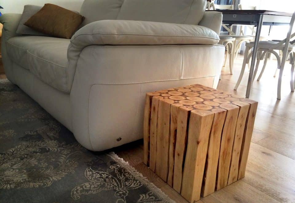 Wooden side table