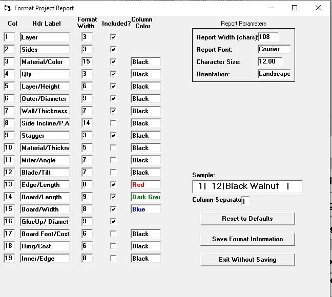 Basics in Designing a Segmented Bowl Report Format