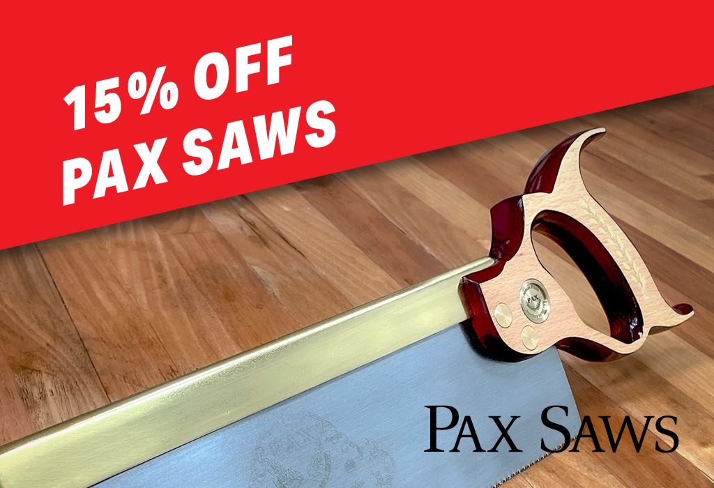 15% Off Pax Saws