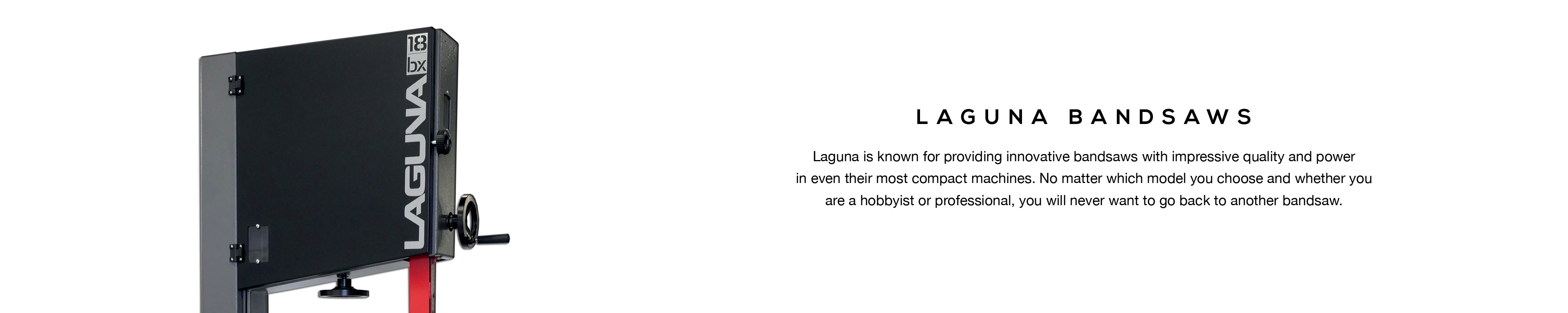 Laguna Landing Page - Bandsaws