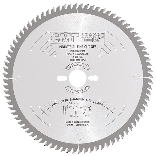 CMT Industrial Finishing Saw Blade 400mm 96 Tooth