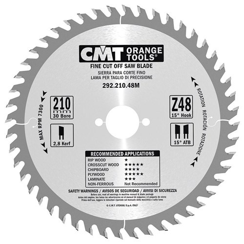 Wood blade for cut off saw sales