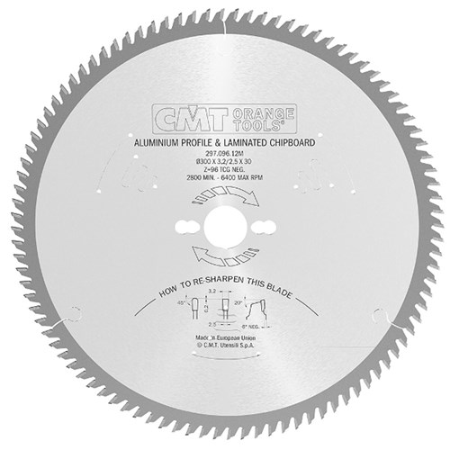 CMT Industrial Non-Ferrous Metal and Laminated Panel Blade - 216mm