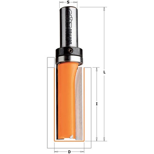 CMT Pattern Router Bit with Bearing - Long Series - 3/4