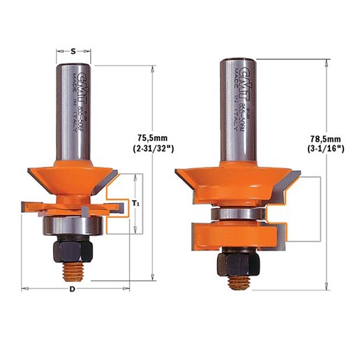 CMT V-Tongue & Groove Set 1/2