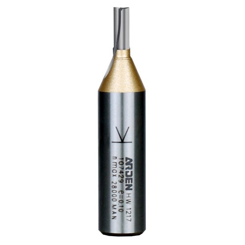 Arden Solid Carbide Insert Straight Cutter - 4mm Diameter 9.5mm Cut Depth