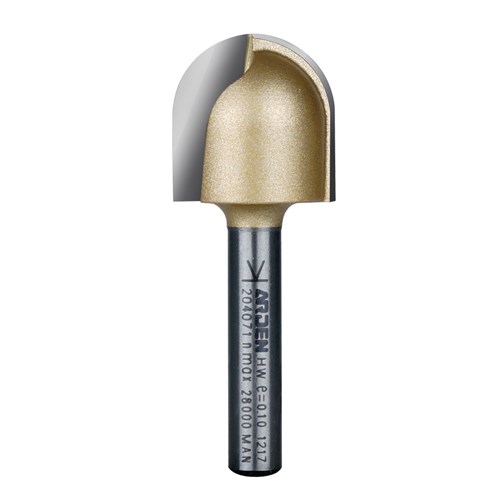 Arden Round Nose Grooving Bit - 19.05mm Diameter 1/4