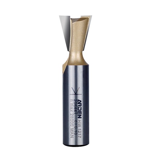 Arden Dovetail Bit - 15.9mm Diameter 14° Angle 1/2