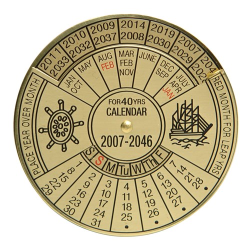 40 Year Brass Calendar Project Kits Carbatec