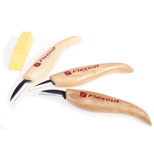 Flexcut 3-Knife Starter Set