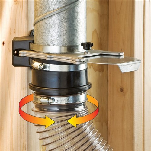 Rockler Dust Right 4" Swivel Carbatec
