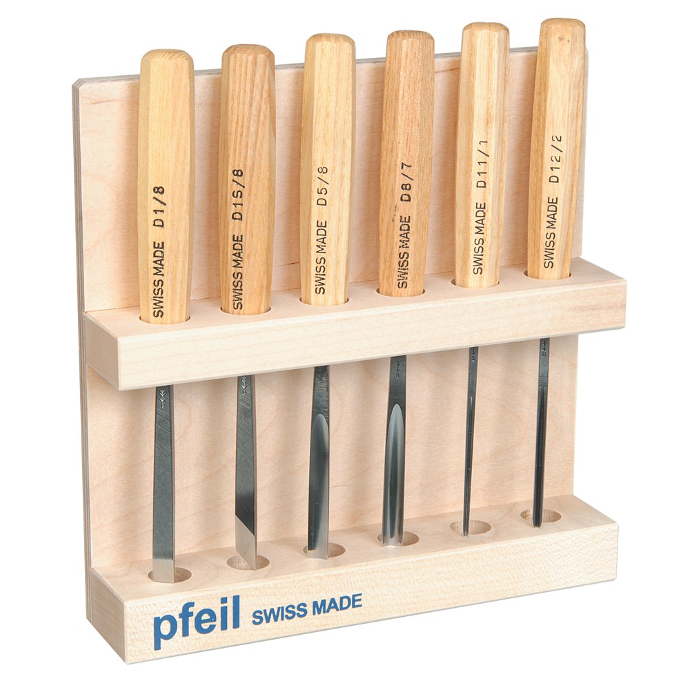 Pfeil 6 Pce Carving Set | Chisel Sets - Carbatec