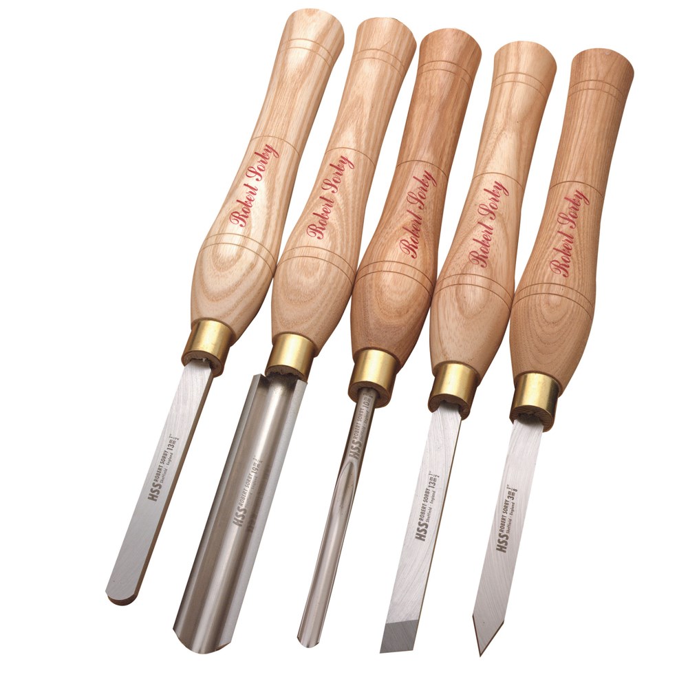 Robert Sorby Five Piece Turning Tool Set | Carbatec